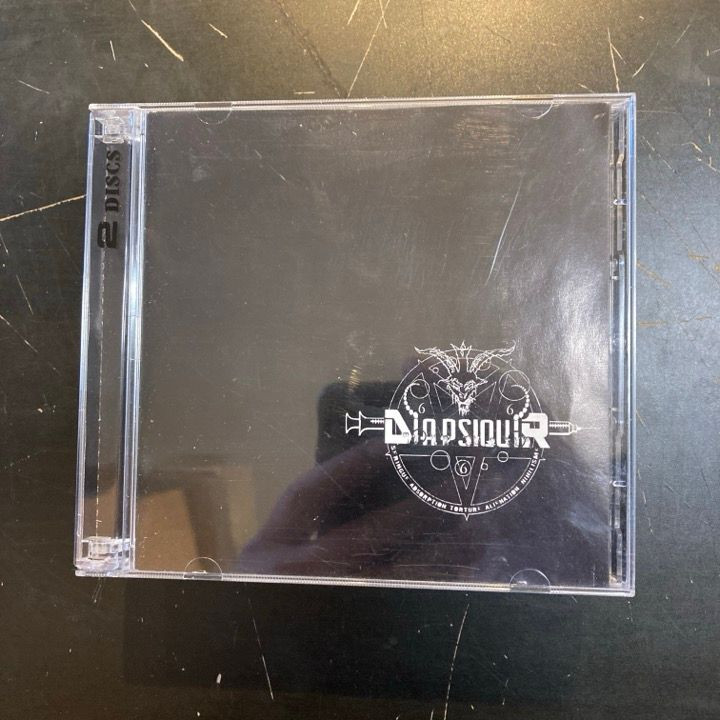 Diapsiquir - Pacta Daemoniarum / Crasse 2CD (M-/VG+) -industrial black metal-